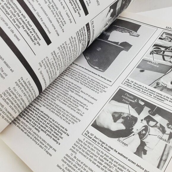 Chrysler Outboards Motor Repair Manual Book 1962-84 SELOC 1000 Boat Engines - Picture 6 of 8